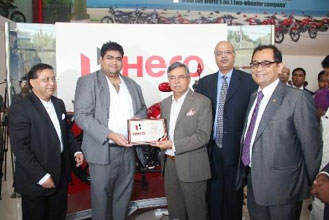 Hero Motor cop showroom inauguration 2014